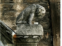Sibenik (3a) Lions of Saint Mark start appearing everywhere - this is in the cathedral